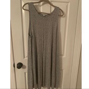 Old Navy Heather Grey Swing Dress